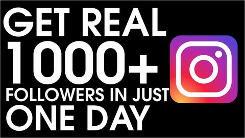 Get instagram followers 100% real